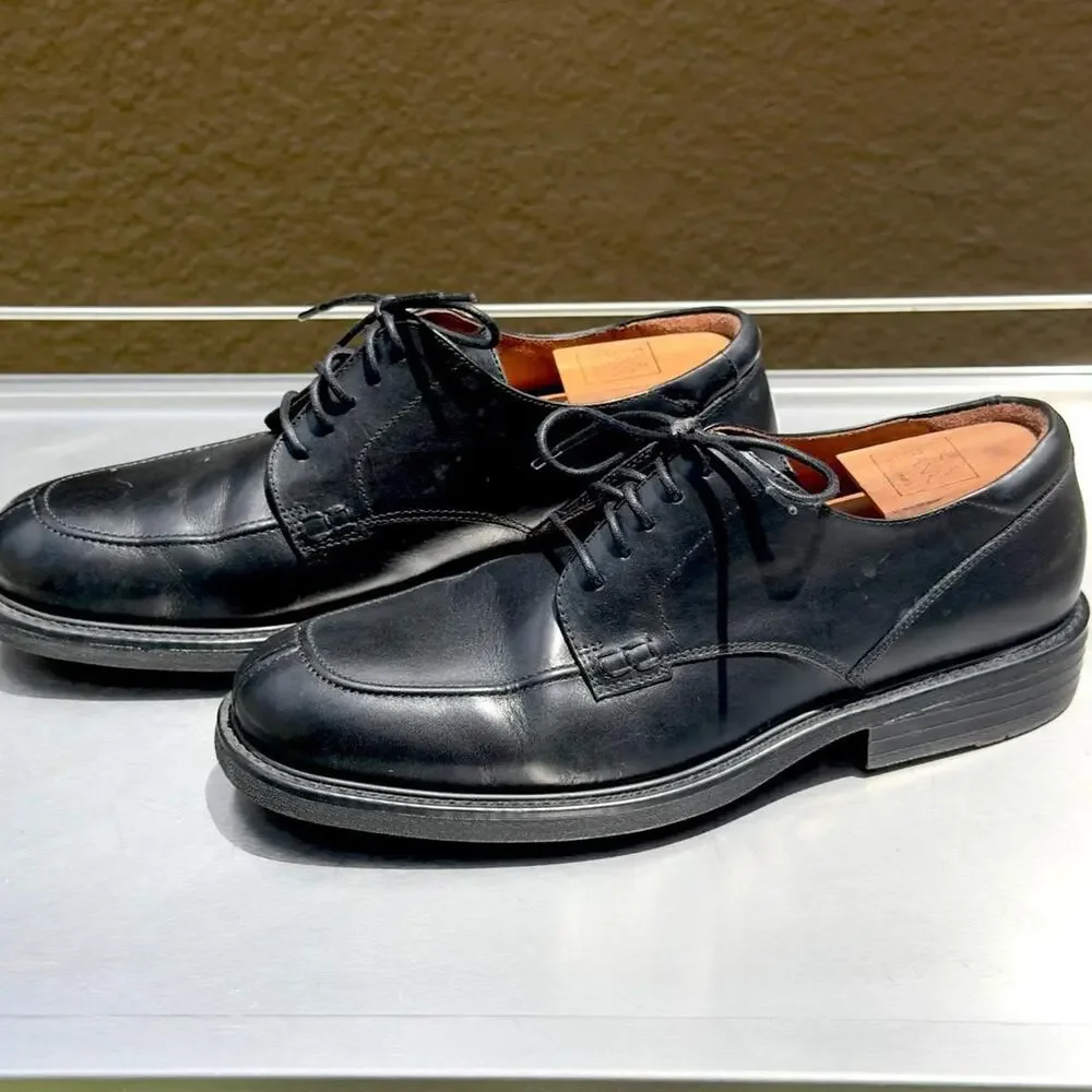 Florsheim Black Leather Oxford Dress Shoes - Size 11 M